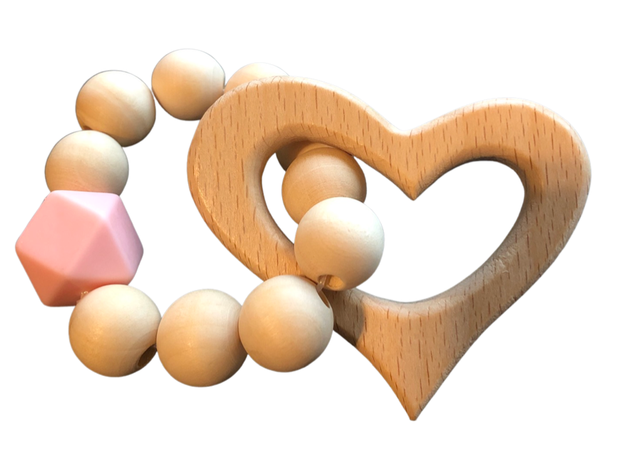 Wooden Heart Teether