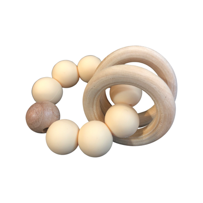 Two Ring Silicone Teether